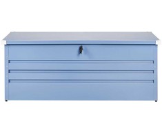 Beliani Garden Box CEBROSA Metalinis 165 cm 70 cm Mėlyna