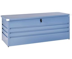 Beliani Garden Box CEBROSA Metalinis 165 cm 70 cm Mėlyna