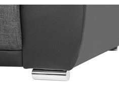 Beliani 4 vietų sofa TORPO pilka