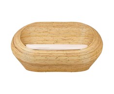 Beliani Sofa ogrodowa dla 2 osób MAIORI Rattan Naturalny