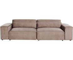 Beliani Dvivietė modulinė sofa HELLNAR, šviesiai ruda