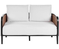 Beliani 2-vietė sodo sofa balkšva MONTEFALCO Lumarko!