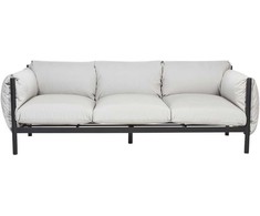Beliani Trivietė sodo sofa, šviesiai pilka, ESPERIA