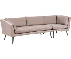 Beliani 3 vietų sodo sofa LORETELLO dešininė, smėlio spalvos