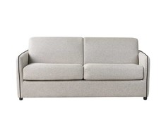 Beliani Dvivietė išskleidžiama sofa ISHOJ šviesiai pilka