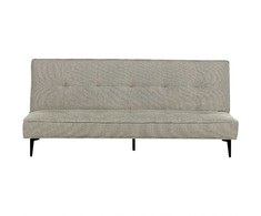 Beliani Trivietė išlankstoma sofa ESSVIK šviesiai žalia
