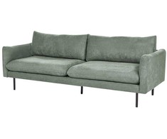 Beliani Trivietė sofa VINTERBRO šviesiai žalia