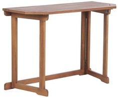 Beliani Staliukas balkonas TREIA 110 cm 47 cm Akacijos mediena Ruda