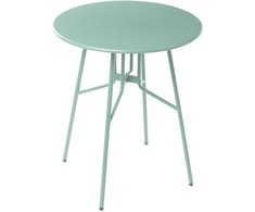 Beliani Bistro staliukas TALTAL 64 cm 64 cm Metalinis Šviesiai žalias