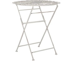 Beliani Staliukas bistro STIFFE 70 cm 70 cm Metal Baltas