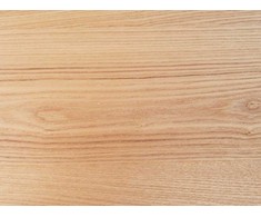 Beliani Valgomojo stalas DELMAS šviesus uosis 160 cm 90 cm