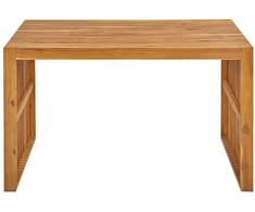 Beliani Stół sodo BELLANO 70 cm 120 cm Drewno akacjowe Ruda