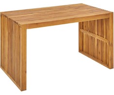 Beliani Stół sodo BELLANO 70 cm 120 cm Drewno akacjowe Ruda