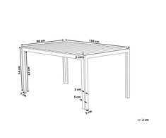 Shumee Sodo lentelė 150 x 90 cm