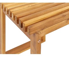 Beliani Staliukas sodo BELLANO 35 cm 40 cm Drewno akacjowe Ruda