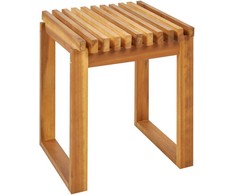 Beliani Staliukas sodo BELLANO 35 cm 40 cm Drewno akacjowe Ruda