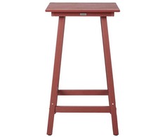 Beliani Staliukas sodo barowy ADIRONDACK 60 cm 59 cm Materiał syntetyczny Raudona