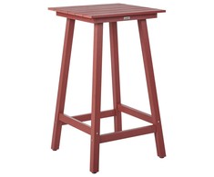 Beliani Staliukas sodo barowy ADIRONDACK 60 cm 59 cm Materiał syntetyczny Raudona