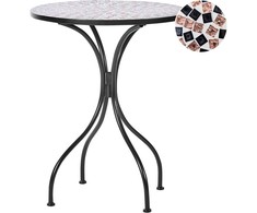Beliani Bistro staliukas CARPINO 60 cm juodas