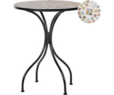 Beliani Bistro stalas CASARIO, 60 × 60 cm, juodas