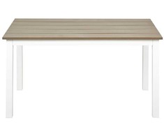 Beliani Stół sodo MESSINA 100 cm 52 cm Baltas