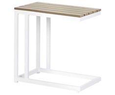 Beliani Staliukas sodo MESSINA 60 cm 35 cm Baltas