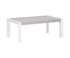 Beliani Sodo Stalas CASTELLA 120 cm 70 cm Metalas rusvai gelsvas Pilka