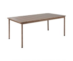 Beliani Stół sodo 185 x 96 cm tamsus medis FLAVIA