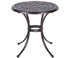 Beliani Staliukas bistro ANDALO 68 cm 68 cm Metal Ruda