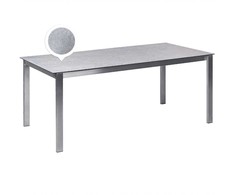 Beliani COSOLETO Sodo Stalas 180 cm 90 cm Stiklinis rutulys