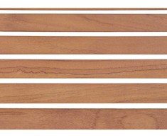 Selsey Beliani VIAREGGIO sodo stalas, 200 cm, 90 cm, tikmedžio mediena (sertifikuota FSC®), Ruda