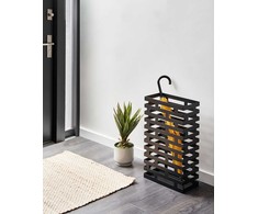 Beliani Lietsargių stovas KAMSAR metalinis juodas