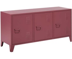 Beliani Biuro spintelė CARDIFF metalinė bordo