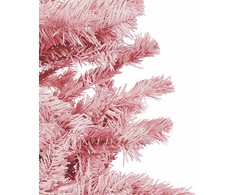 Beliani Dirbtinė Kalėdų eglutė FARNHAM 120 cm rožinė