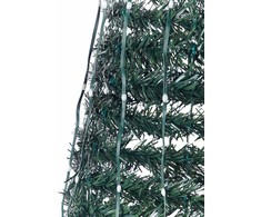 Beliani Išmanioji LED grindų kalėdinė dekoracija, valdoma programėle SAARLOQ eglutė 160 cm, žalia