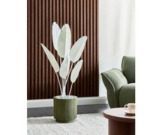 Beliani Sztuczna roślina BANANA TREE 123 cm Baltas