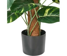 Beliani Dirbtinis augalas DIEFFENBACHIA 152 cm Žalias