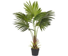 „Shumee“ dirbtinis vazoninis augalas, 100 cm, vėduoklinė palmė
