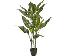 Beliani Dirbtinis augalas DIEFFENBACHIA 110 cm žalias