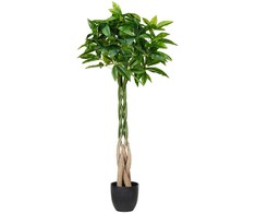 Beliani Sztuczna roślina PACHIRA TREE 120 cm Žalias