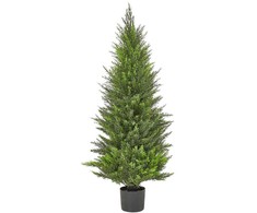 Beliani Sztuczna roślina doniczkowa 120 cm CEDAR TREE