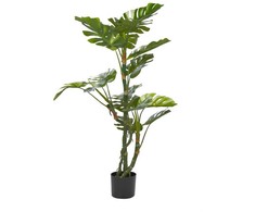 Beliani Sztuczna roślina doniczkowa 135 cm MONSTERA PLANT