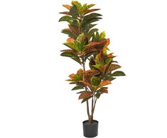 Beliani Dirbtinis augalas CODIAEUM 140 cm žalias