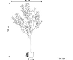 Beliani Sztuczna roślina OLIVE TREE 153 cm