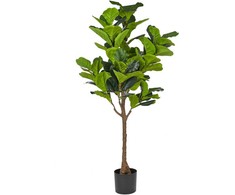 Beliani Sztuczna roślina doniczkowa 162 cm FIG TREE