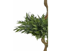 Beliani dirbtinis vazoninis augalas, 166 cm, ruskusas
