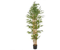 Beliani Dirbtinis augalas BAMBOO 220 cm žalias