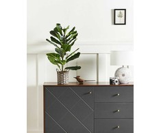 Beliani Sztuczna roślina FIDDLE LEAF TREE 72 cm Žalias