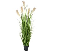 Beliani dirbtinis augalas GRASS 130 cm Žalias
