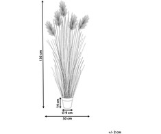 Beliani dirbtinis augalas GRASS 130 cm Žalias